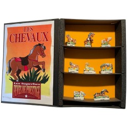 Coffret de 8 fèves Les chevaux de parade 1996