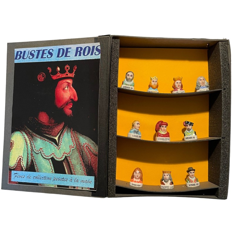 Coffret de 10 fèves Bustes de rois 1997