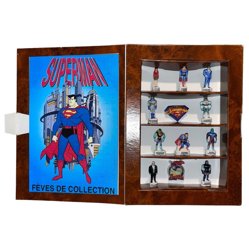 Coffret de 12 fèves Superman 1998