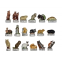 Série complète de 18 fèves Atlas - Petits mammifères