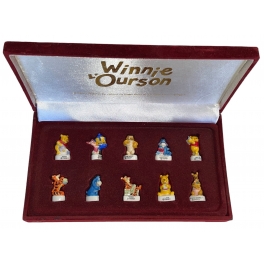 Coffret de 10 fèves Winnie l'ourson