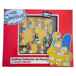 Box of 11 feves Famille Simpson + Fève médium