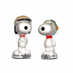 Série complète de 2 fèves Médium Snoopy