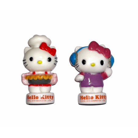 Série complète de 2 fèves Médium Hello Kitty