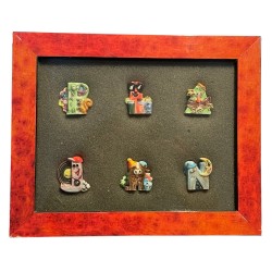 Coffret de 6 fèves Les 4 saisons 1995